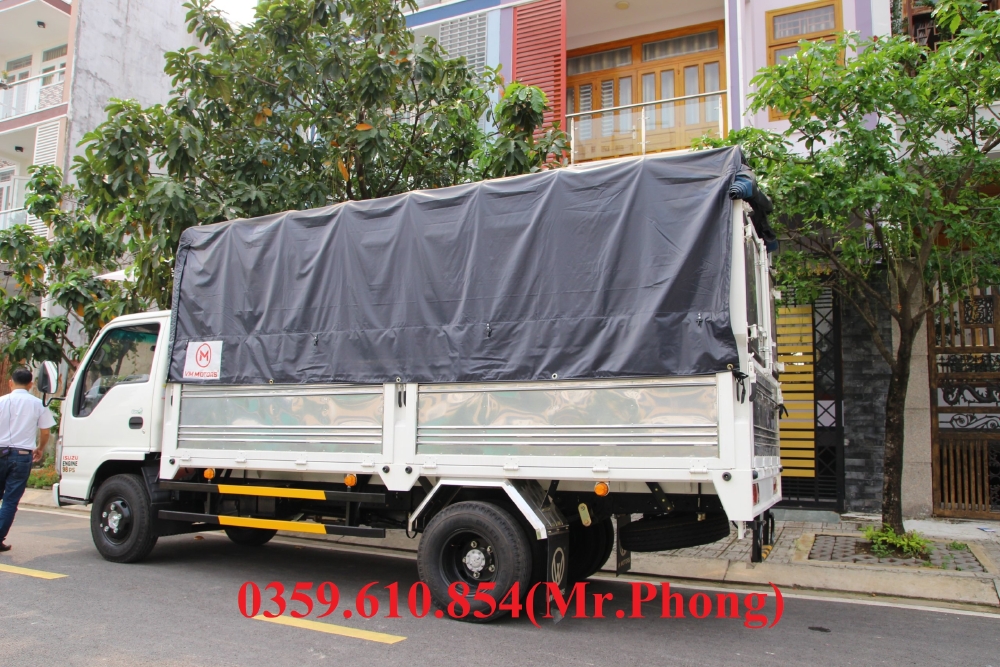 Xe tải Isuzu VM 3.49 Tấn (3.5 Tấn) thùng 4.3m, trả trước 100 triệu nhận xe
