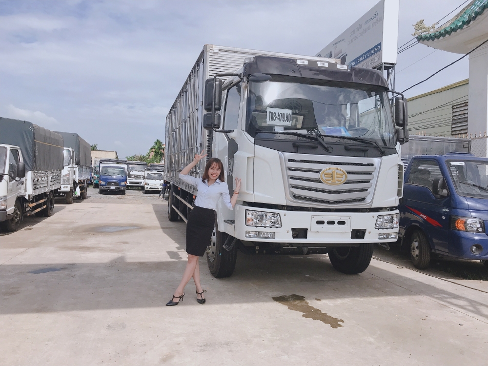 bán xe tải 7 tấn thùng dài - xe faw 7 tấn chở hàng - đại lý xe tải 7 tấn uy tín