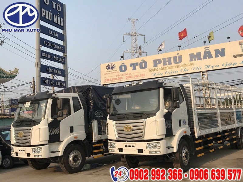 bán xe tải 7 tấn thùng dài - xe faw 7 tấn chở hàng - đại lý xe tải 7 tấn uy tín
