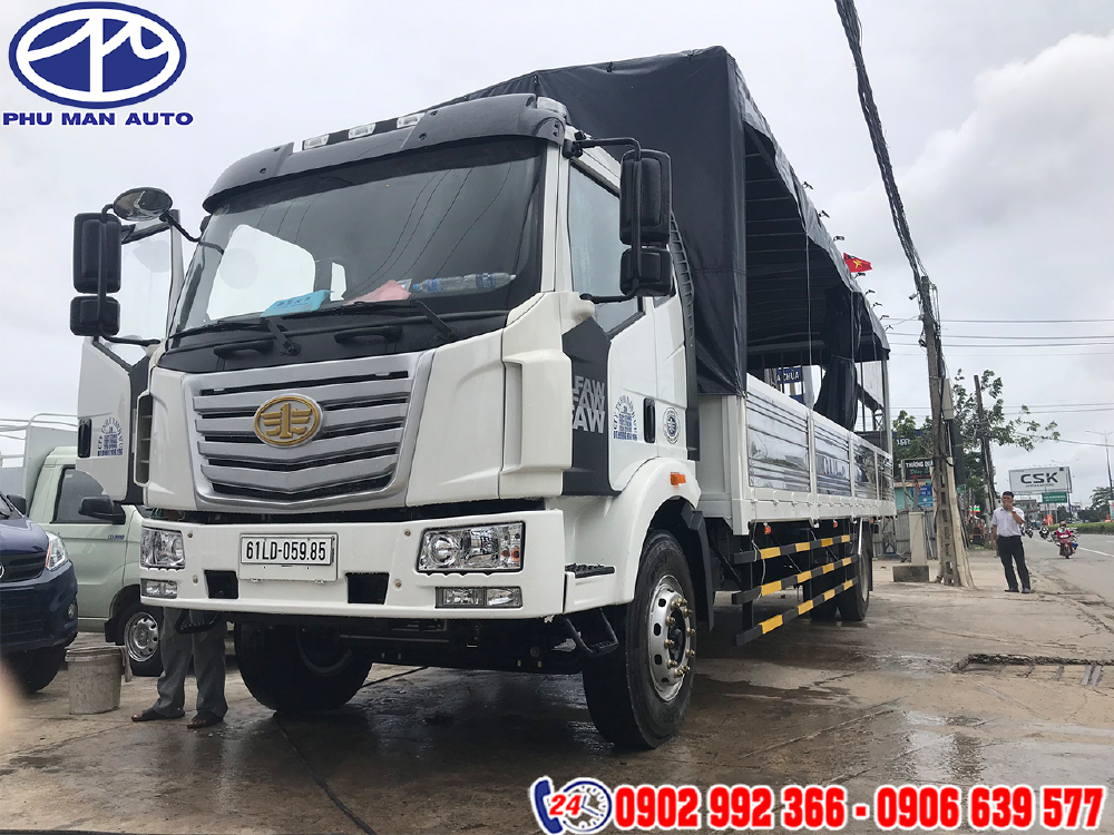 Xe tải 7 tấn thùng dài giá rẻ - công ty bán xe faw 7 tấn uy tín -  xe faw thùng dài - faw 7 tấn 25 giá rẻ