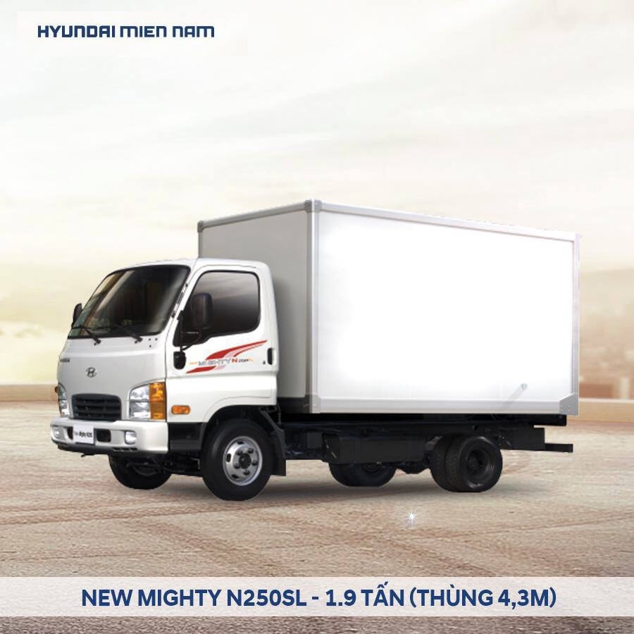 Báo giá xe tải Hyundai N250SL thùng kín, hỗ trợ trả góp 80% lãi suất thấp