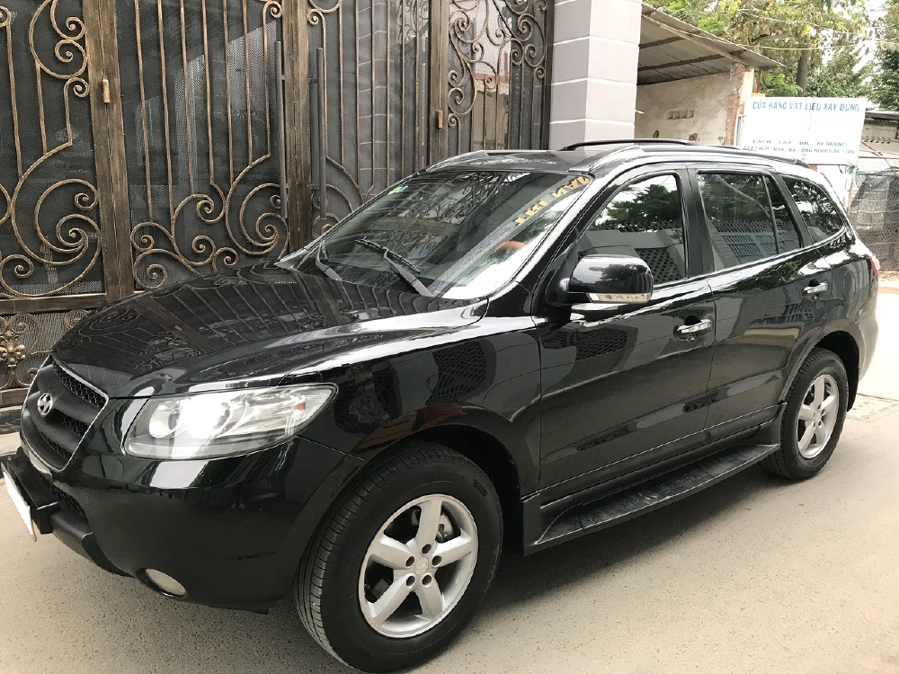 Bán Hyundai Santafe Đen 2009 số sàn máy xăng Nhập Hàn.