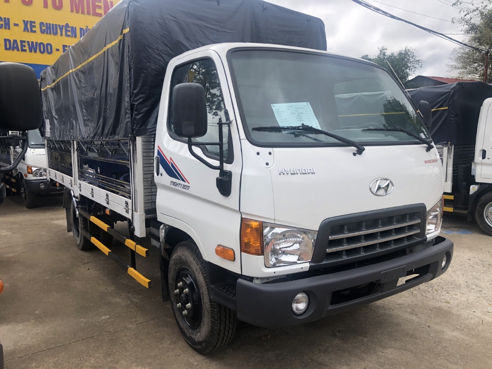 Báo giá xe tải Hyundai Mighty 2017 ga cơ 8 tấn thùng mui bạt - Chỉ 200Tr giao xe ngay
