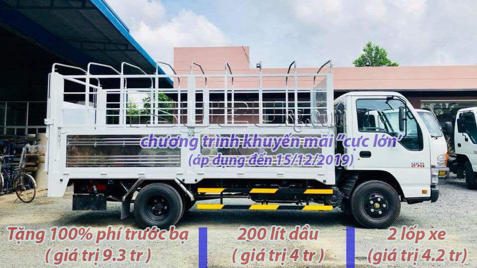 Xe Tải Isuzu QKR 270 Tải Trọng 2350 kg - Tổng Tải 4990 kg