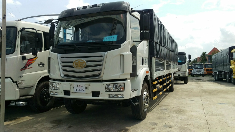 Xe tải faw 7t25 thùng dài 10m chuyên chở pallet|Hỗ trợ trả góp