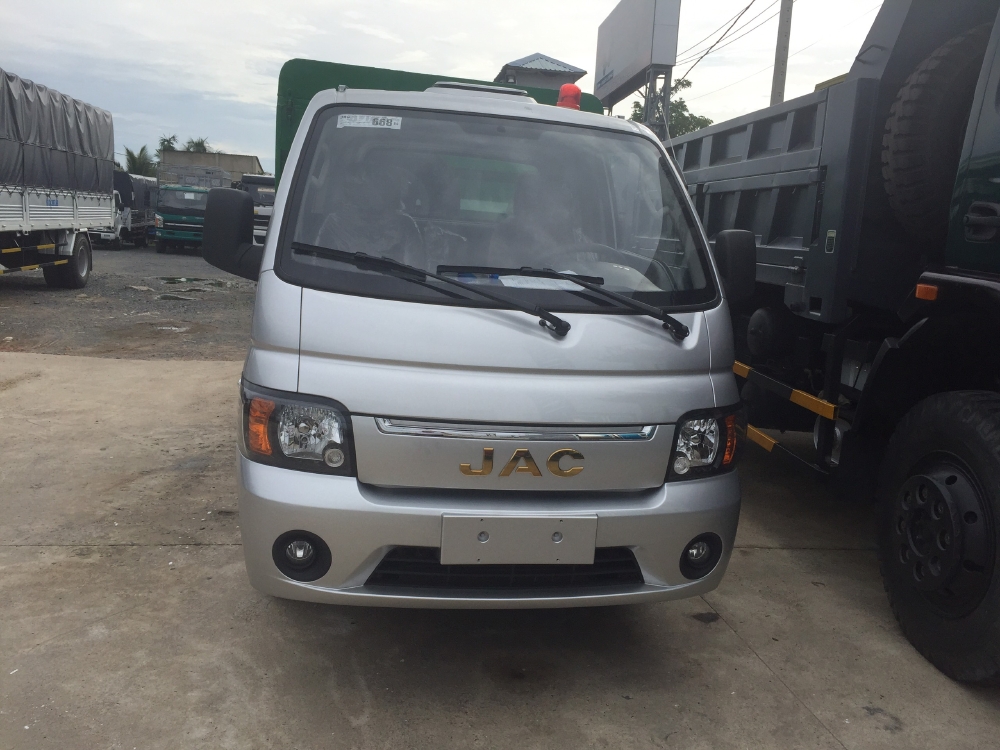 Xe ben chở rác jac 1.4 tấn thùng 3 khối vào đường hẽm