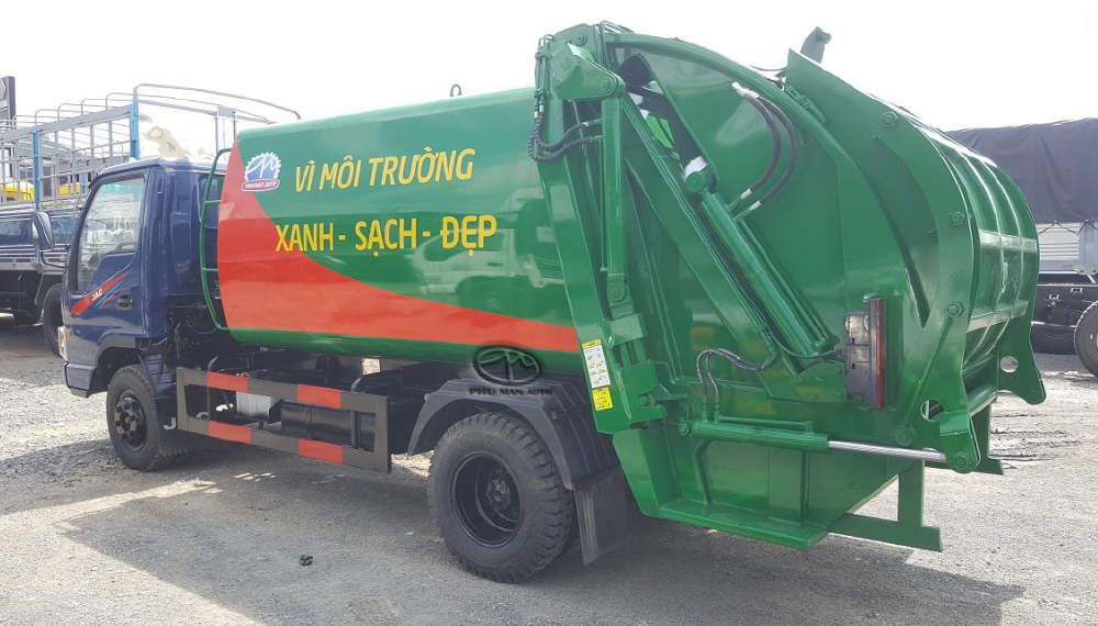 bán xe rác jac 6 khối