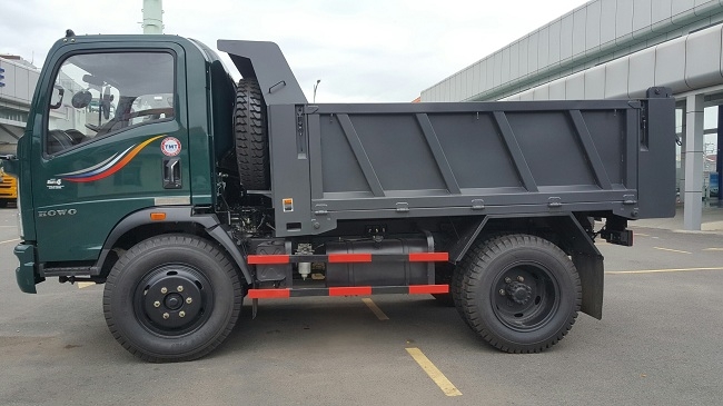 Xe ben Howo 6t5 ga điện 2019
