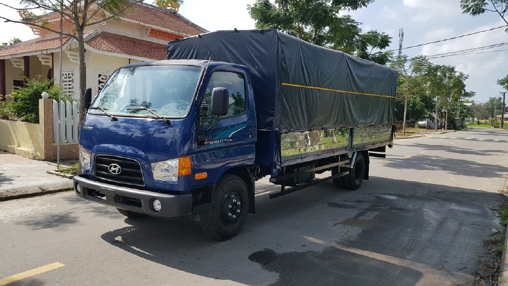 Hyundai New Mighty 110SL Mui Bat, 2019, thùng dài 5m76