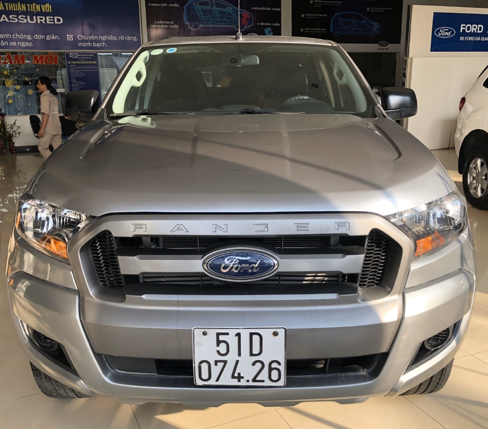 RANGER XL 2016, 4x4 MT, MÀU BẠC, ĐÃ LÊN OPTION