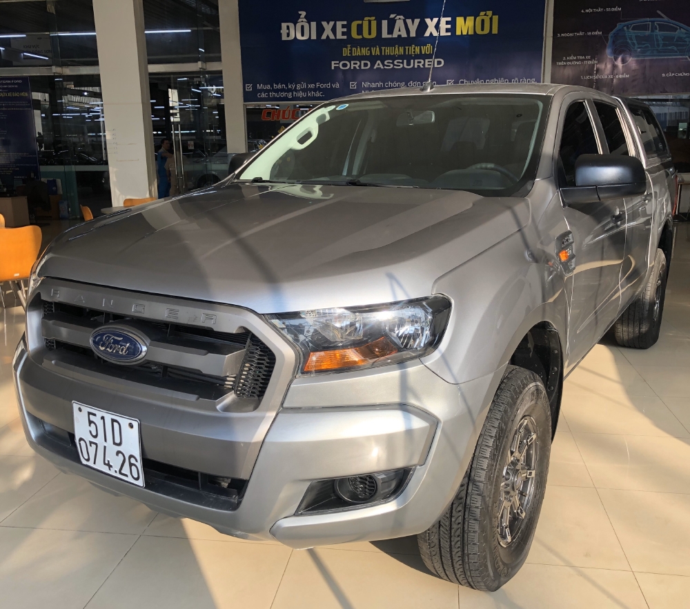 RANGER XL 2016, 4x4 MT, MÀU BẠC, ĐÃ LÊN OPTION