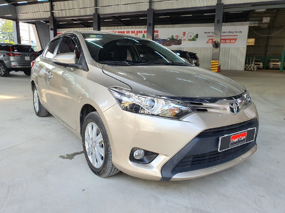 Bán xe Vios G sx 2015 màu nâu chạy 53.000 km, giá 510 tr còn giảm