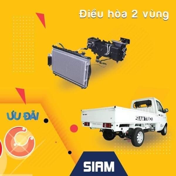 Nhận ngay 20 triệu đồng khi mua xe tải SIAM TRUCK Thái Lan