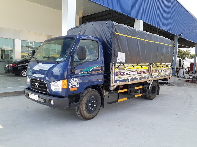 Giá Xe tải Hyundai new mighty 110SP. Tải trọng 7 tấn. tặng 2 chỉ vàng 9999, trả trước 170 triệu là có xe về nhà