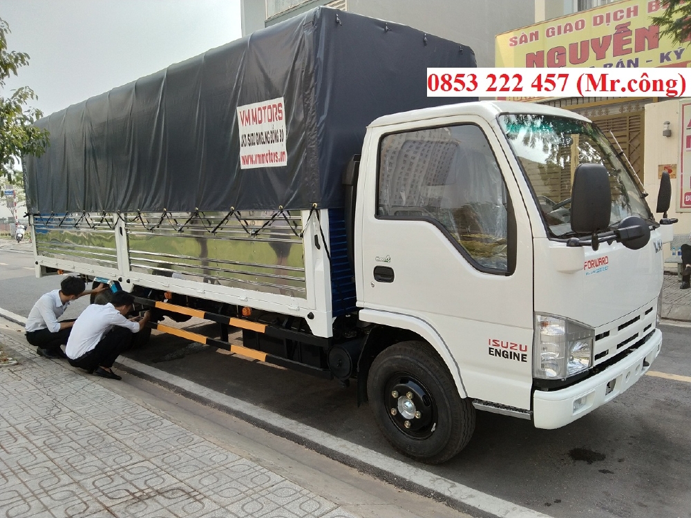isuzu 1t9 - thùng dài 6m2 - linh kiện nhập khẩu chính hãng.