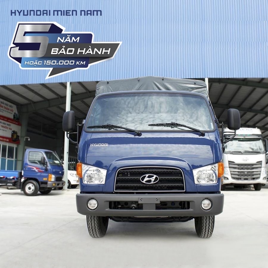 Hyundai new mighty 110sp, Tải trọng: 7 tấn, Thùng dài 4950mm, phiên bản 2019