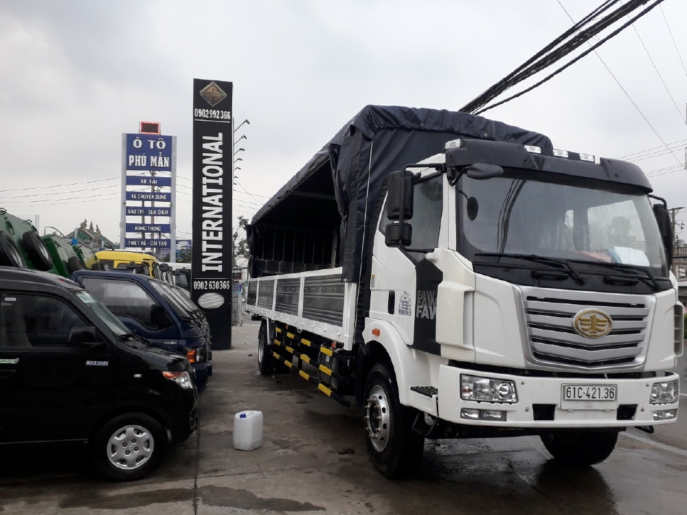 Xe tải Faw 7,25 tấn thùng 10 mét | Bảng Giá Xe tải faw 7,25 tấn 02 - 2020