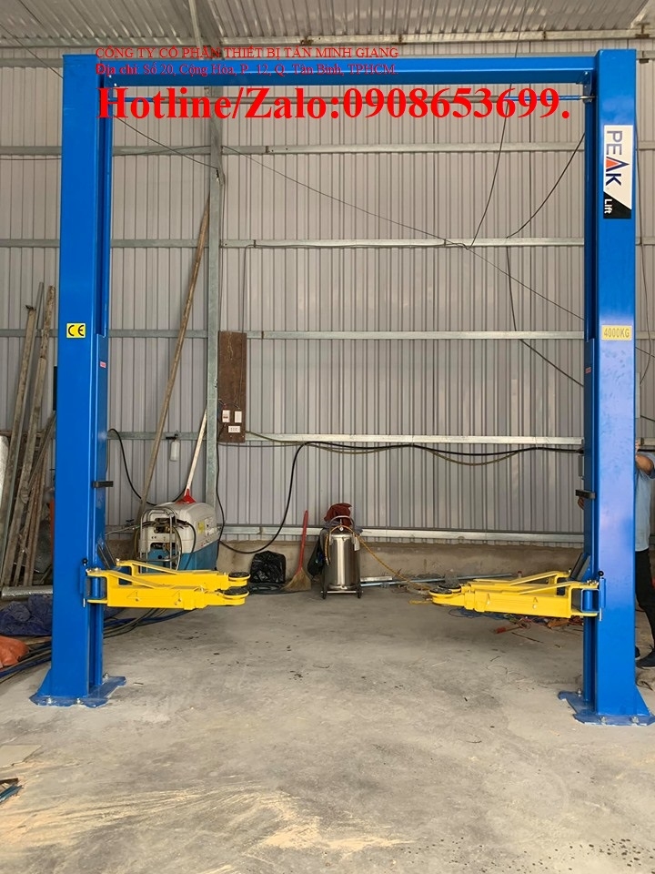 Cầu nâng PEAK(TQ), 2 trụ kiểu cổng ,giá rẻ  toàn quốc.