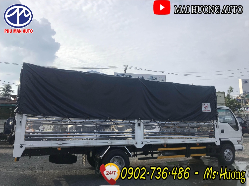 Bán xe tải Isuzu Vĩnh Phát 1.9 tấn thùng dài 6m2|Khuyến mại 50% phí trước bạ