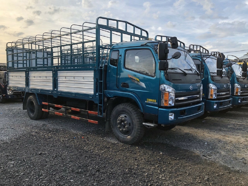 Xe tải 6 tấn 5 thùng dài 6.3m thắng hơi