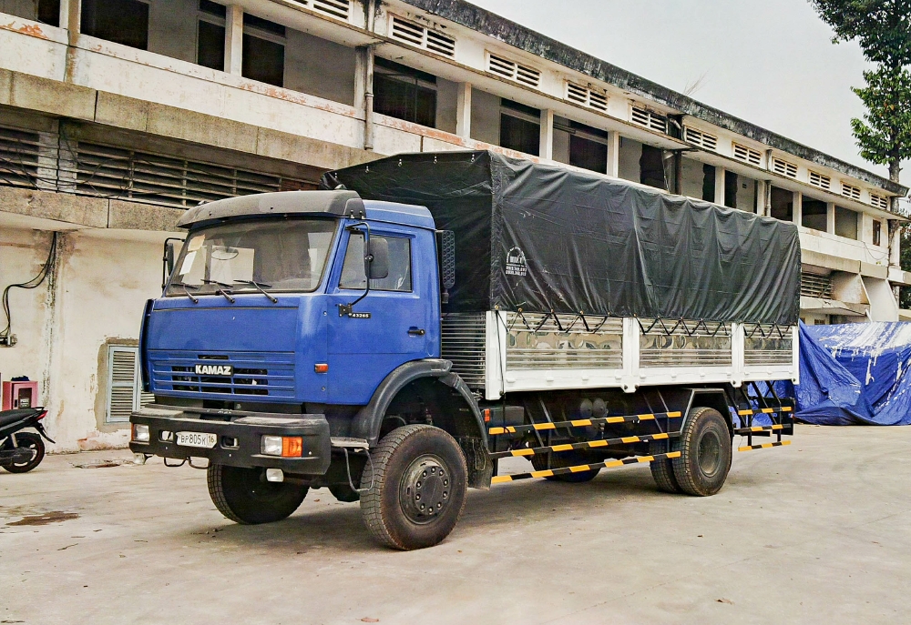 Xe tải 7 tấn 5 thùng dài 7m5, xe tải kamaz nhập khẩu từ Nga