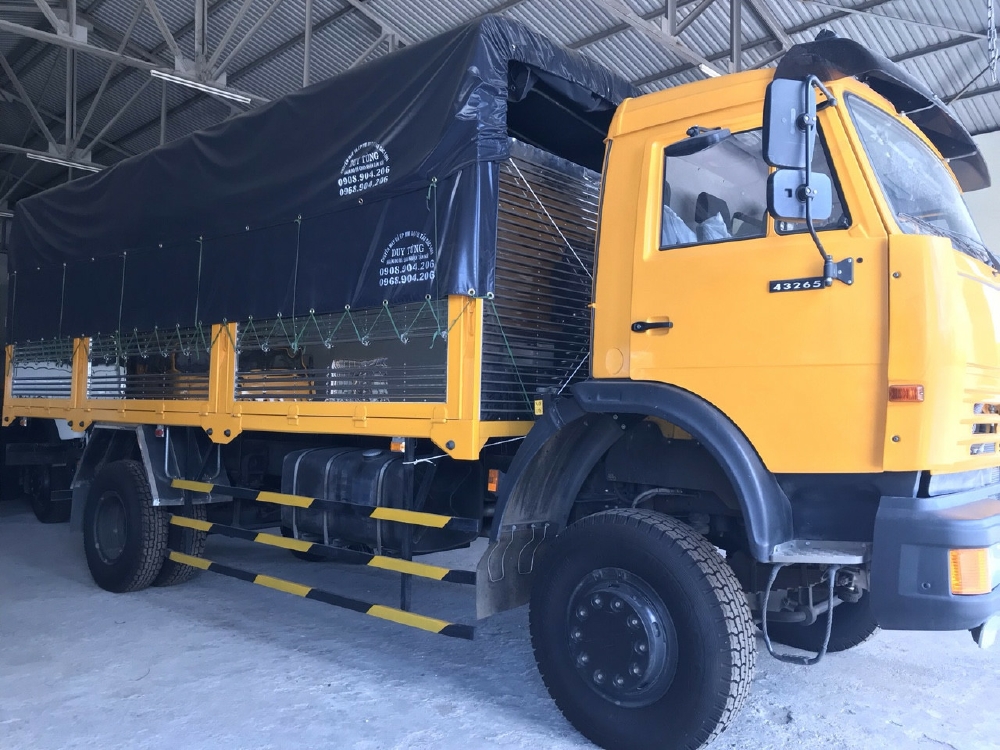Xe tải 7 tấn 5 thùng dài 7m5, xe tải kamaz nhập khẩu từ Nga