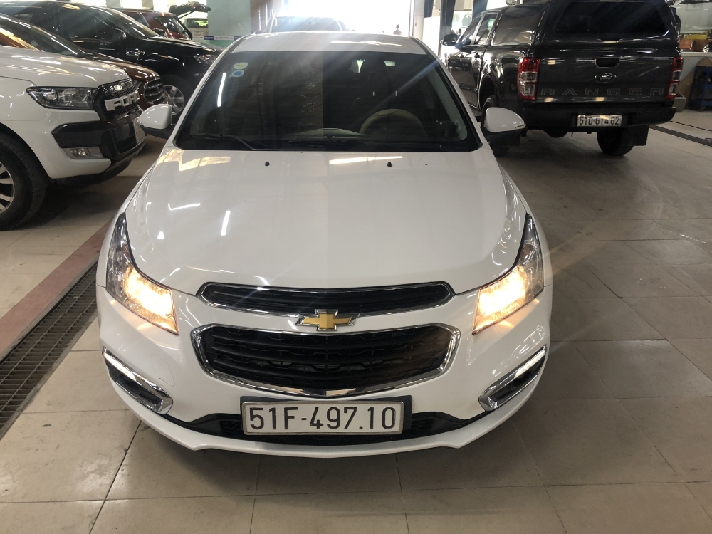 CRUZE LT 2017, SỐ SÀN, MÀU TRẮNG, XE KHÔNG KINH DOANH, CÓ BẢO HÀNH