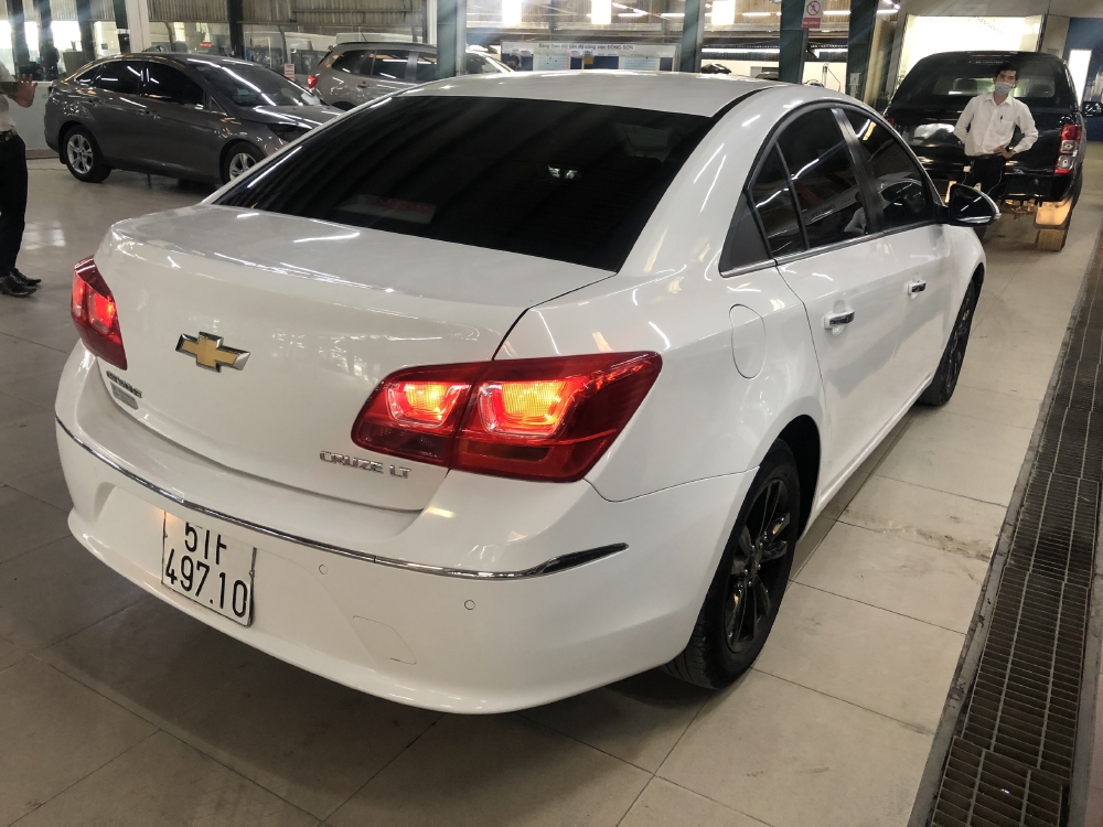 CRUZE LT 2017, SỐ SÀN, MÀU TRẮNG, XE KHÔNG KINH DOANH, CÓ BẢO HÀNH