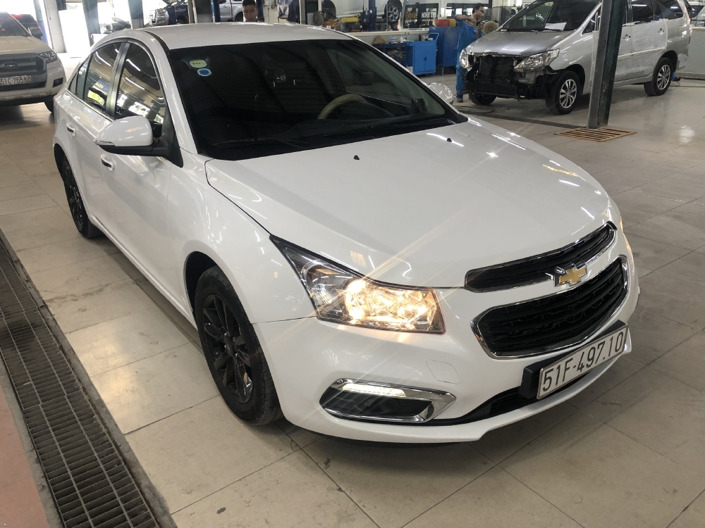 CRUZE LT 2017, SỐ SÀN, MÀU TRẮNG, XE KHÔNG KINH DOANH, CÓ BẢO HÀNH