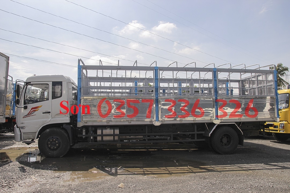 ✅Xe tải Dongfeng 8 tấn thùng dài 9m5 số 2 tầng, phanh ABS, xe cực chất