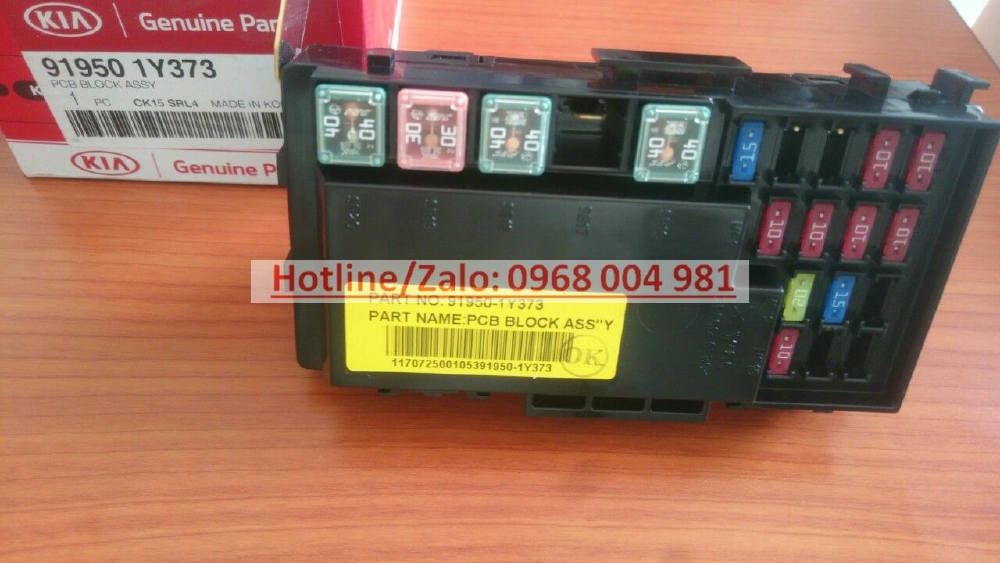 919501Y373 HỘP ĐIỀU KHIỂN ĐIỆN THÂN XE MORNING 2012. Phụ tùng xe kia morning chính hãng