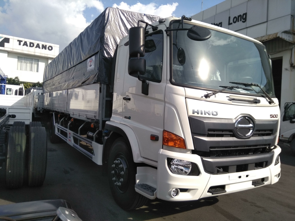 TRƯỜNG LONG, BÁN XE TẢI TRẢ GÓP HINO FG8JT7A THÙNG MUI BẠT 8 TẤN Ở THÀNH PHỐ HỒ CHÍ MINH