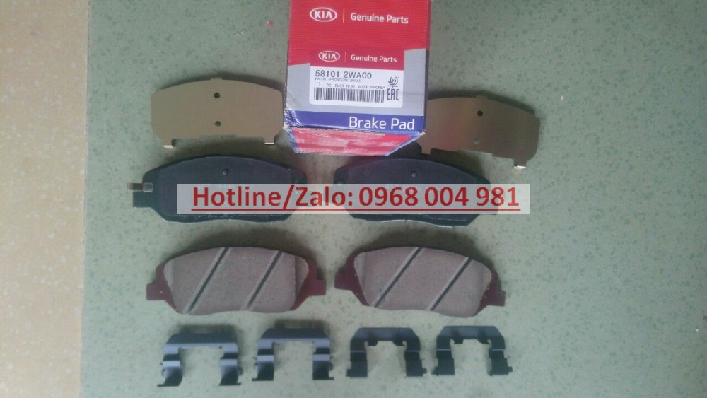 581012WA00 MÁ PHANH TRƯỚC SORENTO. PHỤ TÙNG KIA SORENTO CHÍNH HÃNG