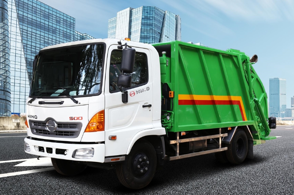 Hino Xe Ép Rác FC (9 Khối) Mới 100%