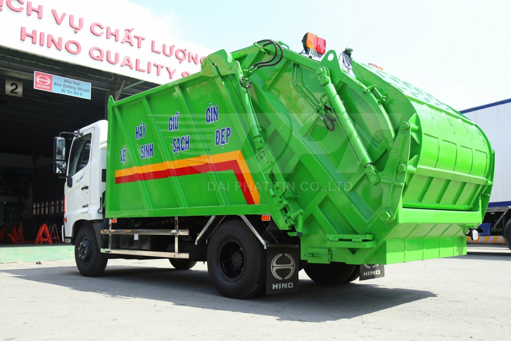 Hino Xe Ép Rác FC (9 Khối) Mới 100%