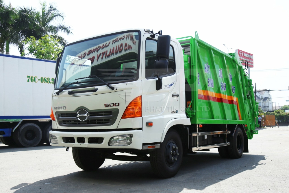Hino Xe Ép Rác FC (9 Khối) Mới 100%