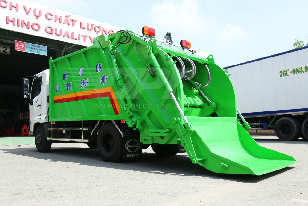 Hino Xe Ép Rác FC (9 Khối) Mới 100%
