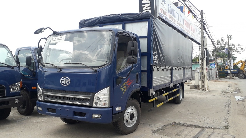 Giá xe tải faw 2020 ~ +faw 7t3 | 7.3 tấn chiều dài +thùng 6m2 | faw 7 tấn +máy hyundai