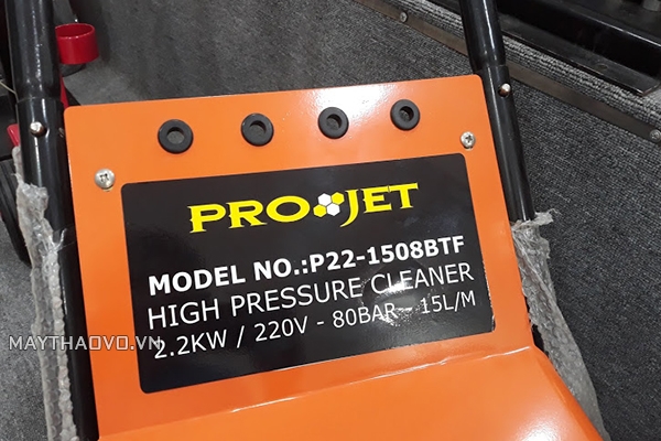 Máy xịt rửa cao áp Projet P22-1508BTF cực mạnh giá tốt
