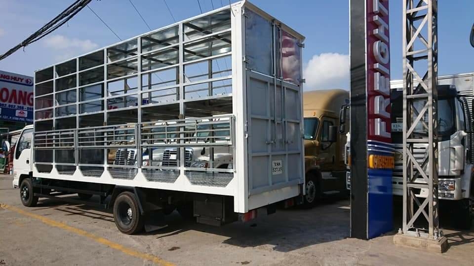 Giá xe tải isuzu chở xe máy 2 tầng vào thành phố|Hỗ trợ trả góp