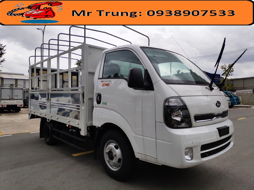 Xe tải mở 5 bửng 2.49 tấn Thaco, động cơ hyundai, thùng dài 3m5 giá tốt
