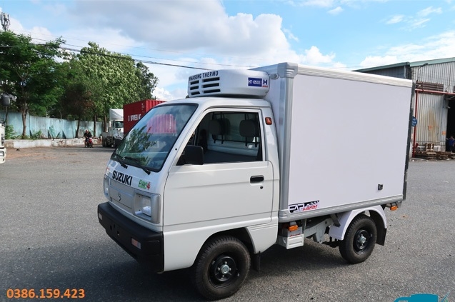 Xe tải thùng đông lạnh suzuki 500kg, suzuki carry pro 2020.