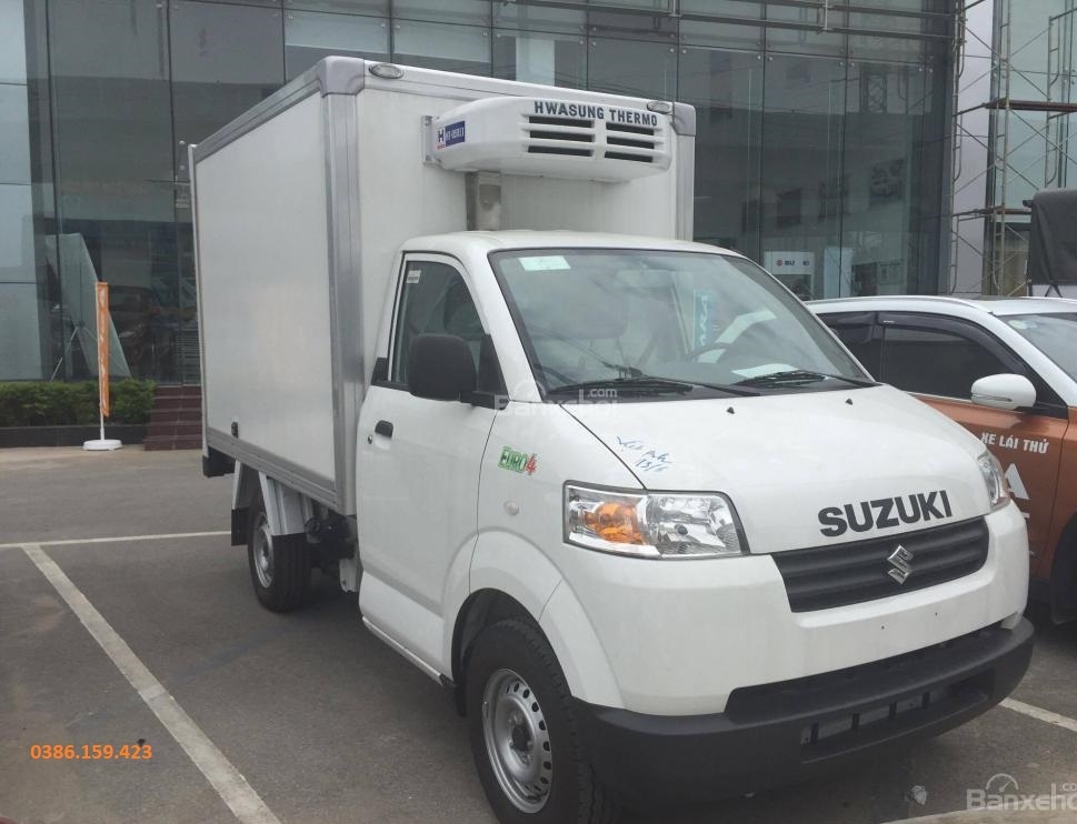 Xe tải thùng đông lạnh suzuki 500kg, suzuki carry pro 2020 +giá rẻ +bình dương