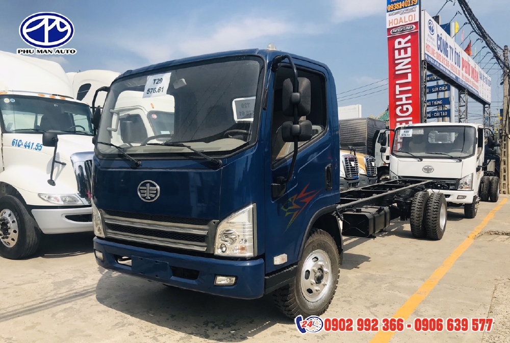 Bán xe tải faw 7 tấn thùng dài 6m2 giá rẻ - Xe tải giải phóng 7 tấn thùng bạt