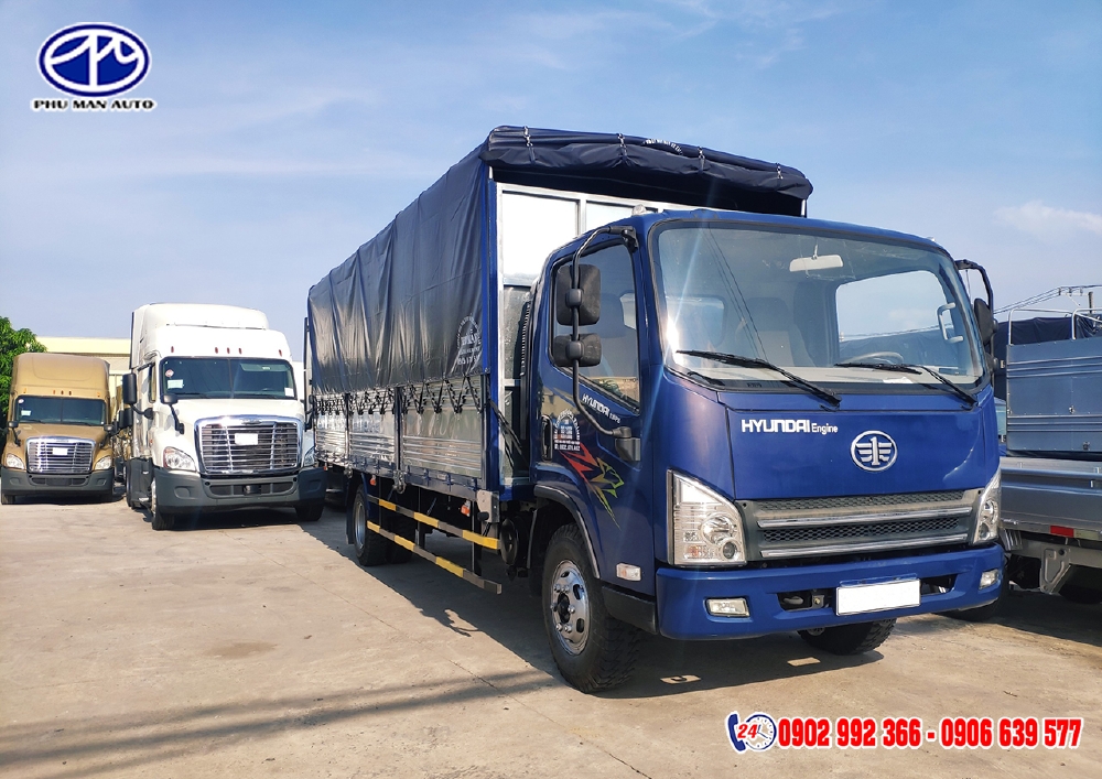 Bán xe tải faw 7 tấn thùng dài 6m2 giá rẻ - Xe tải giải phóng 7 tấn thùng bạt