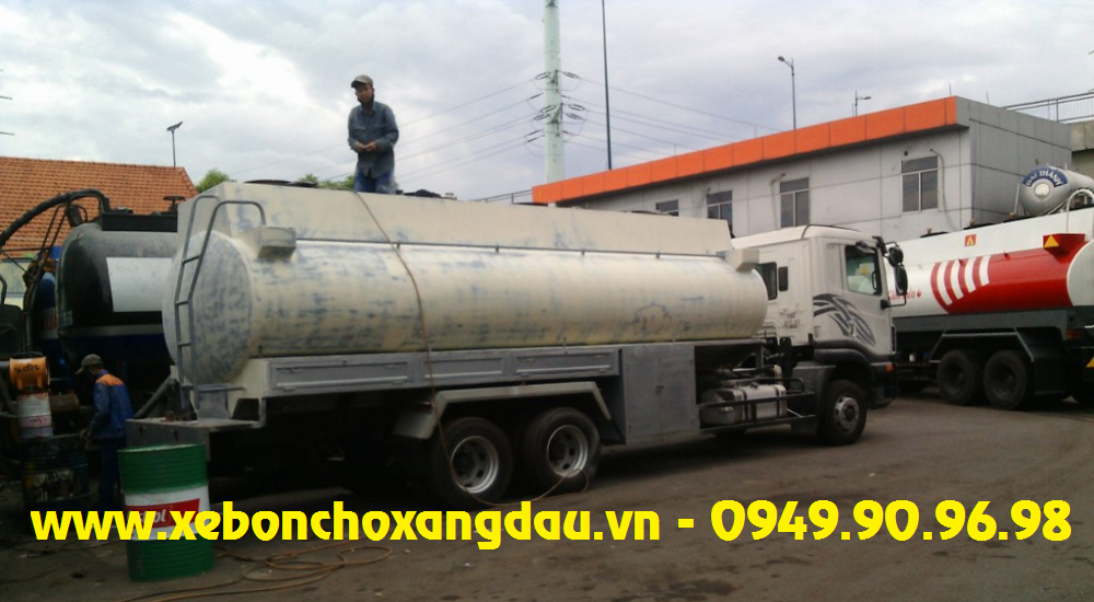 Giảm giá sốc - Xe bồn 3 chân 20 khối Daewoo HU6AA