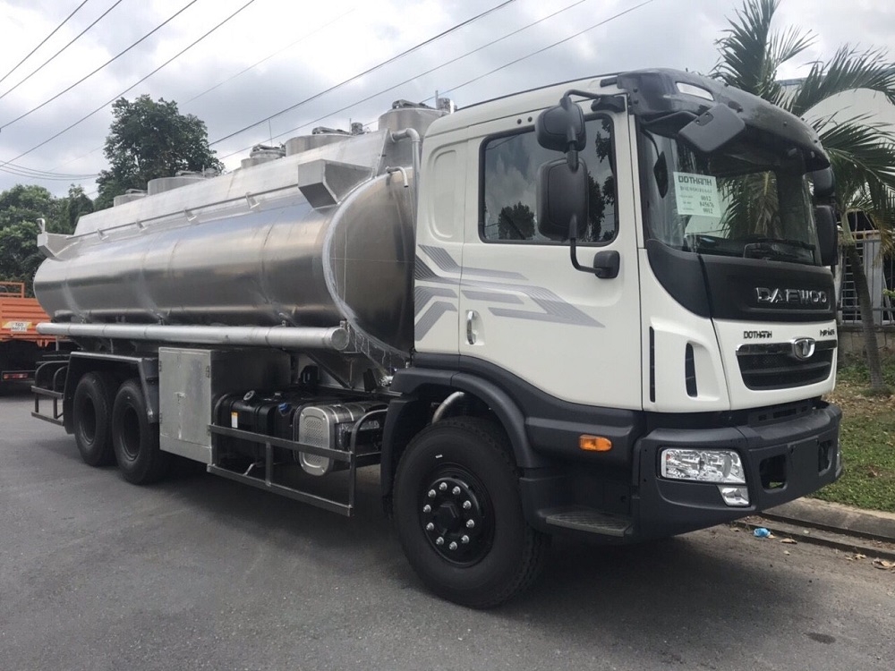 Giảm giá sốc - Xe bồn 3 chân 20 khối Daewoo HU6AA