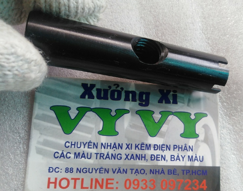 Gia công nhuộm đen sắt thép xuất khẩu, phục vụ đơn hàng gấp.
