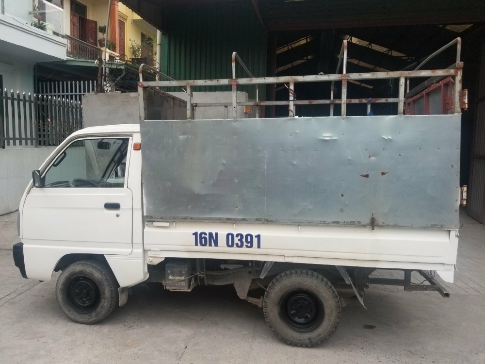 xe tải suzuki cũ thùng mui bạt đời 2009 thùng lối dài Hải Phòng Nam Định Thái Bình Quảng Ninh