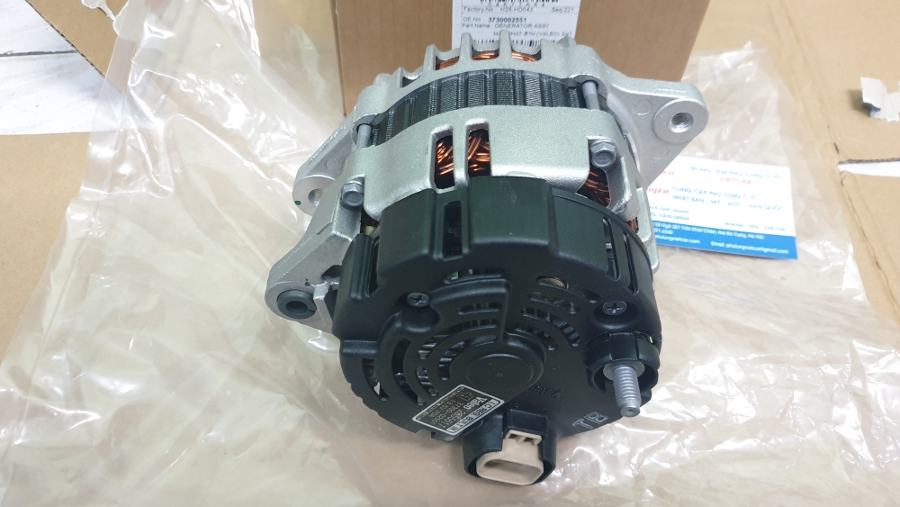3730002550/ 3730002551 Máy phát điện Kia Morning, Hyundai Getz